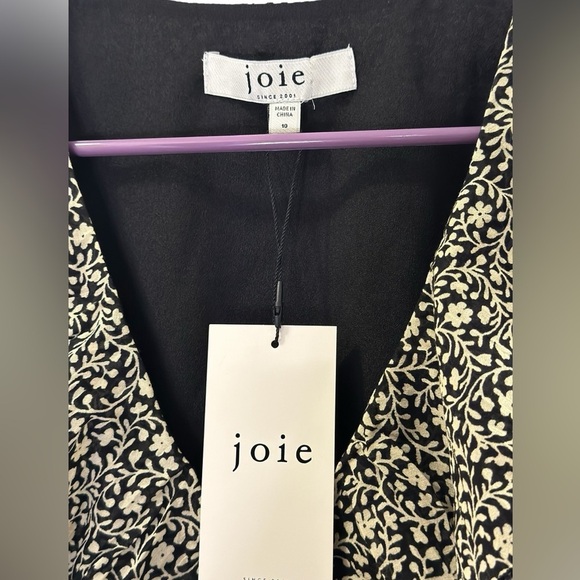 JOIE Adanson Long Sleeves Ruffle Trim Dress size 10 NWT - Picture 3 of 12